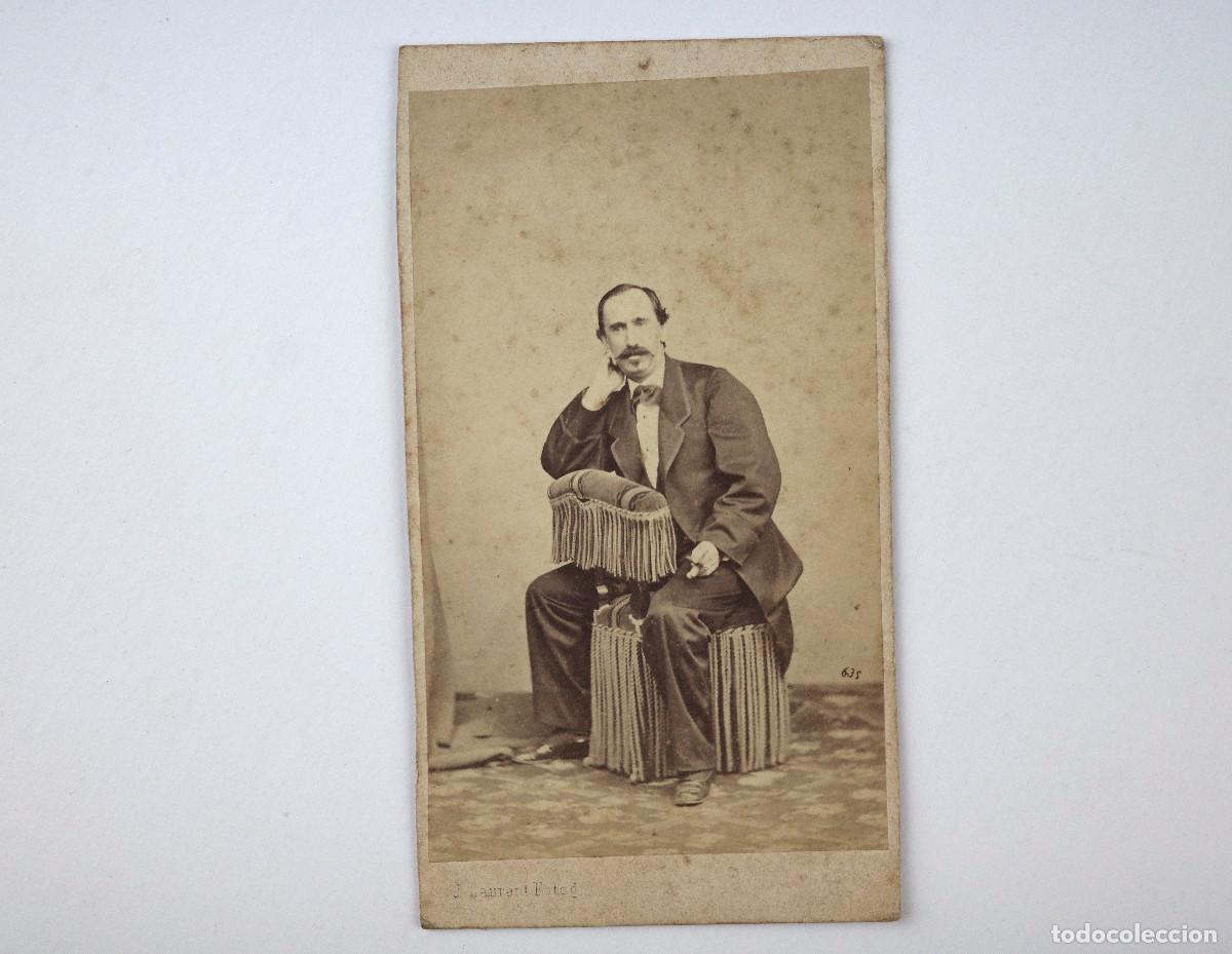 Fotograf&iacute;a antigua: JOS&Eacute; SOTO, FOTO LAURENT, MADRID. CDV c.1860