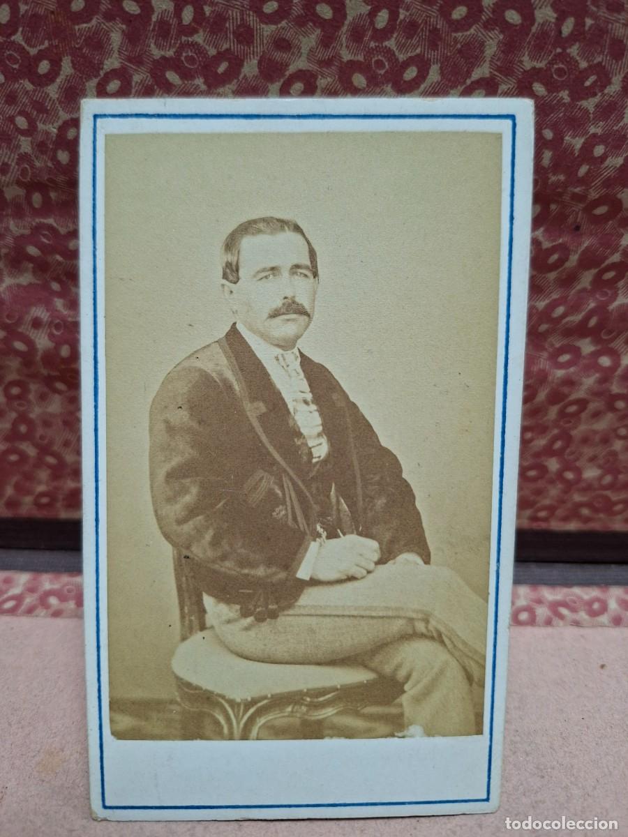 Fotografia antica: ANTIGUA FOTOGRAFIA ALBUMINA CDV RETRATO JOSE COMONTES JUMILLA ? MURCIA