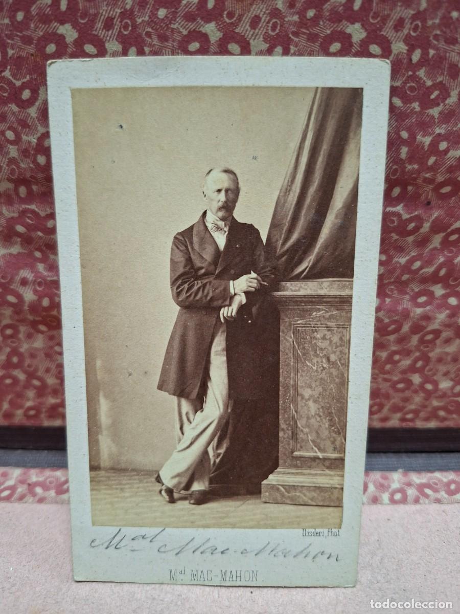 Fotograf&iacute;a antigua: ANTIGUA FOTOGRAFIA ALBUMINA CDV GENERAL MARISCAL MAC MAHON DISDERI FRANCIA