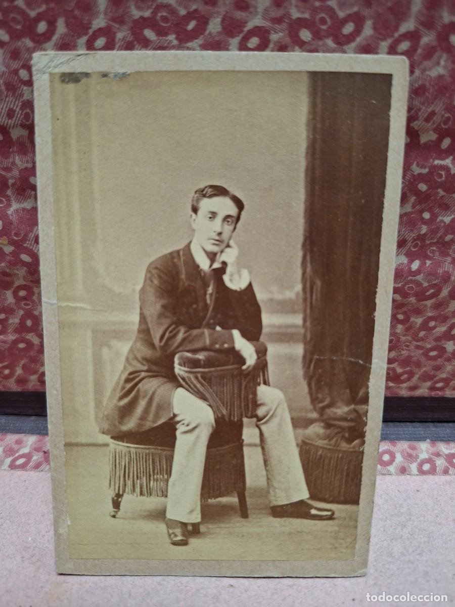 Fotograf&iacute;a antigua: ANTIGUA FOTOGRAFIA ALBUMINA CDV RETRATO J. LAURENT MADRID PARIS S XIX