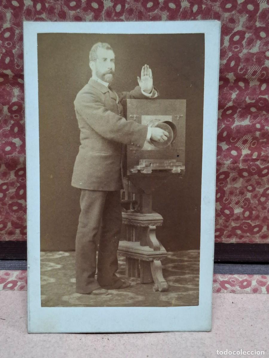 Antique Photography: ANTIGUA FOTOGRAFIA ALBUMINA CDV RETRATO FOTOGRAFO ORIGEN MURCIA