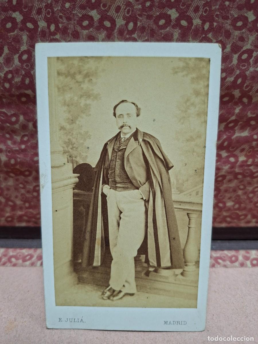 Fotograf&iacute;a antigua: ANTIGUA FOTOGRAFIA ALBUMINA CDV RETRATO E. JULIA VISITACION 1 MADRID S XIX