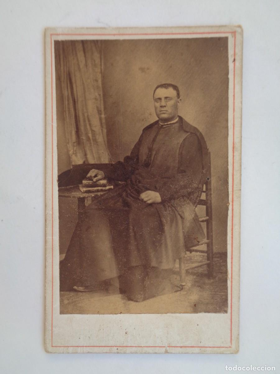 Antique Photography: CDV DE UN SACERDOTE DEL SIGLO XIX . DE FRANCISCO CAPDEVIELLE , CACERES
