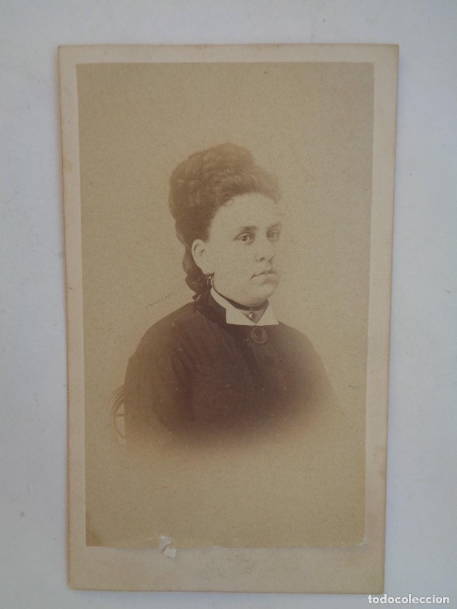 Fotograf&iacute;a antigua: CDV DE SE&Ntilde;ORA DEL SIGLO XIX . DE FOTOGRAFIA ARTISTICA ( SEVILLA )