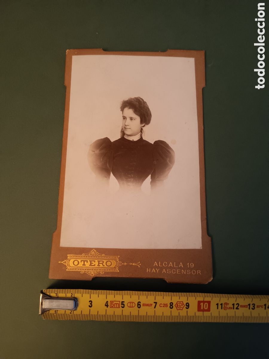 Fotografia antiga: RETRATO DE MARIA LUISA DE TORRES - FOT&Oacute;GRAFO OTERO - ALCAL&Aacute; 19 MADRID - FINALES S. XIX