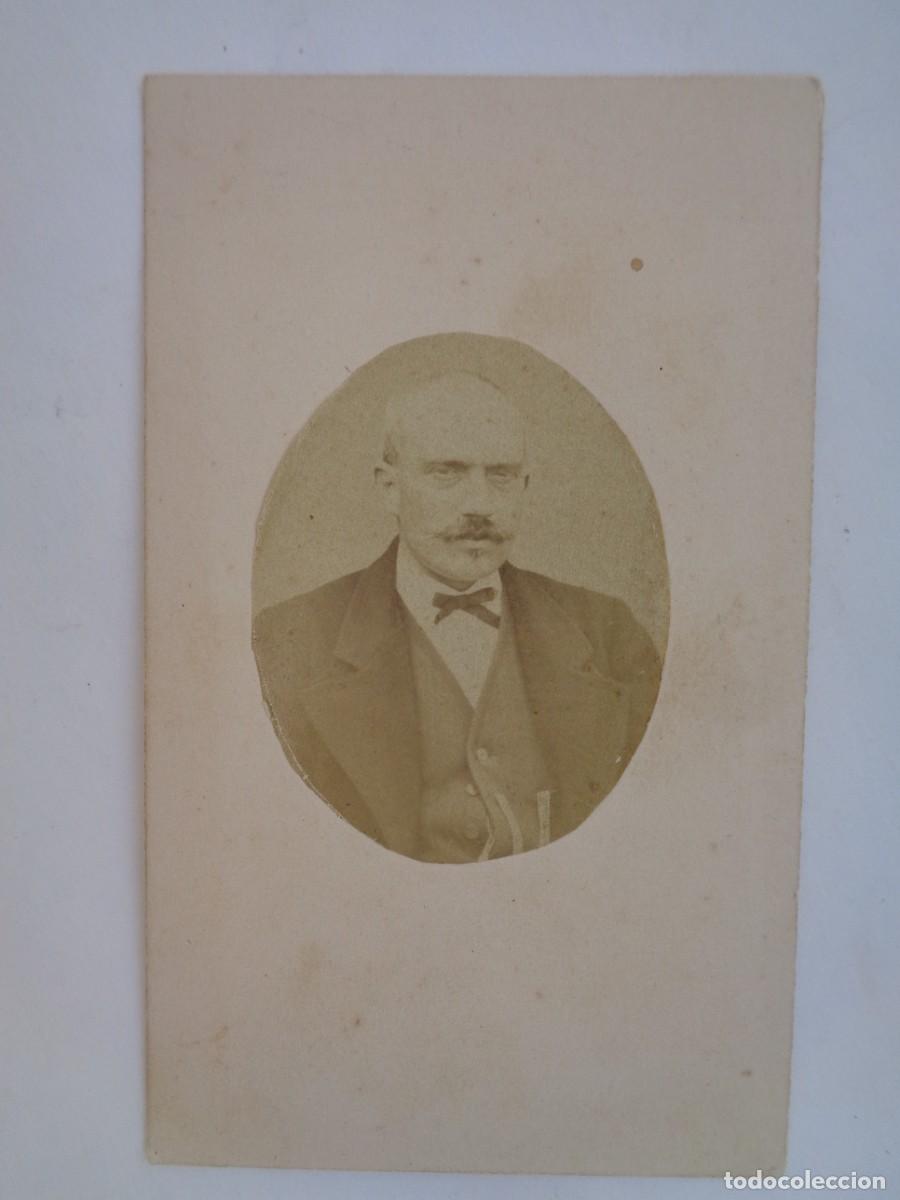 Alte Fotografie: CDV DE SE&Ntilde;OR ELEGANTE DEL SIGLO XIX . DE ANGEL GARRORENA ( BADAJOZ )