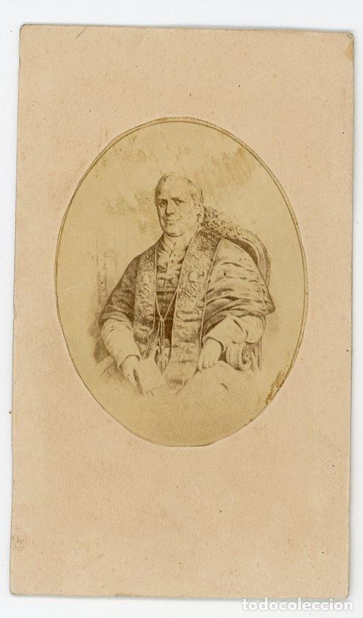 Antique Photography: EL PAPA PIO PIO IX. CARTE DE VISITE.