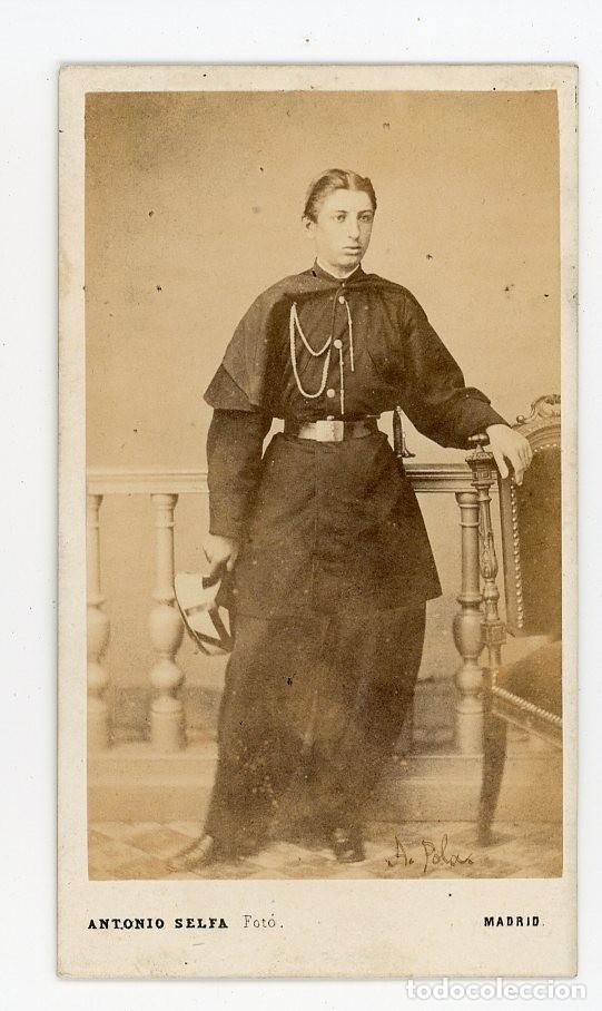 Photographie ancienne: A. POLA. LUANCO. ASTURIAS. CARTE DE VISITE.
