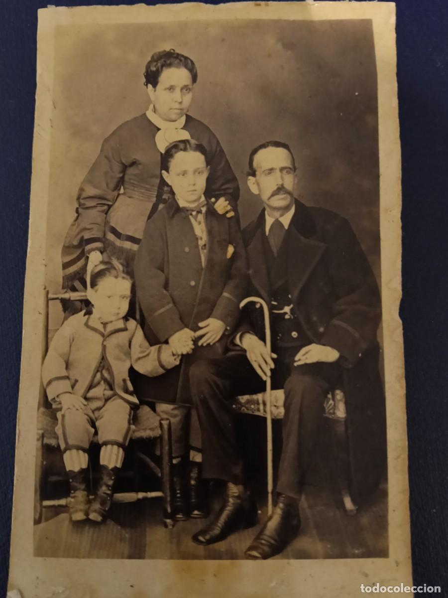 Antique Photography: Bonito CDV carte de visite de familia..Fot. Jos&eacute; Muria - M&eacute;rida - Badajoz