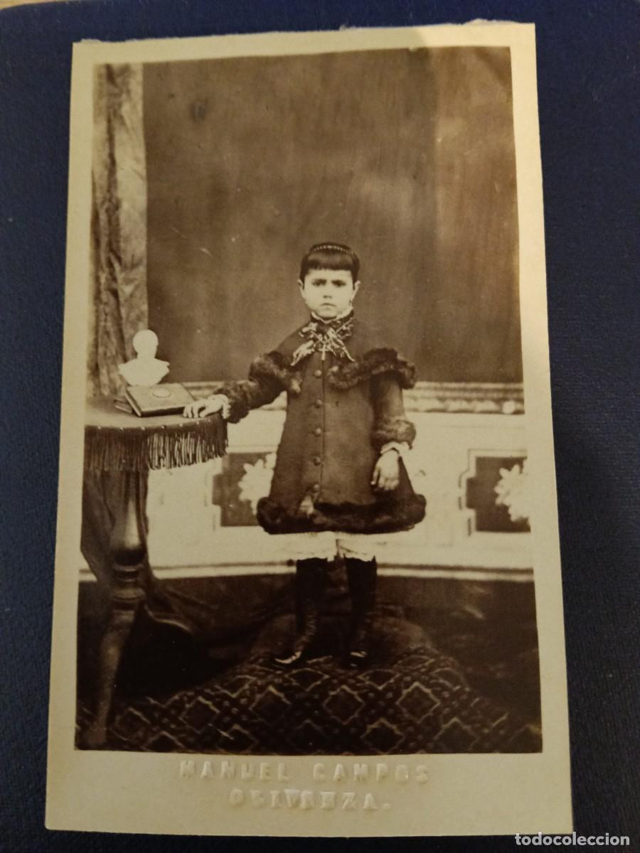 Antique Photography: &Uacute;nico CDV carte de visite - fotografo Manuel Campos - Olivenza - Badajoz