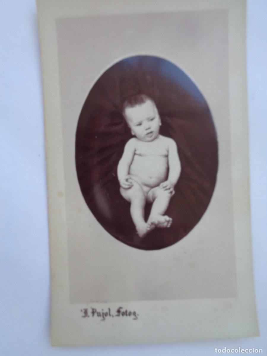 Fotografia antica: CDV DE NI&Ntilde;O PEQUE&Ntilde;O TAL SE VE , DEL SIGLO XIX . DE PUYOL