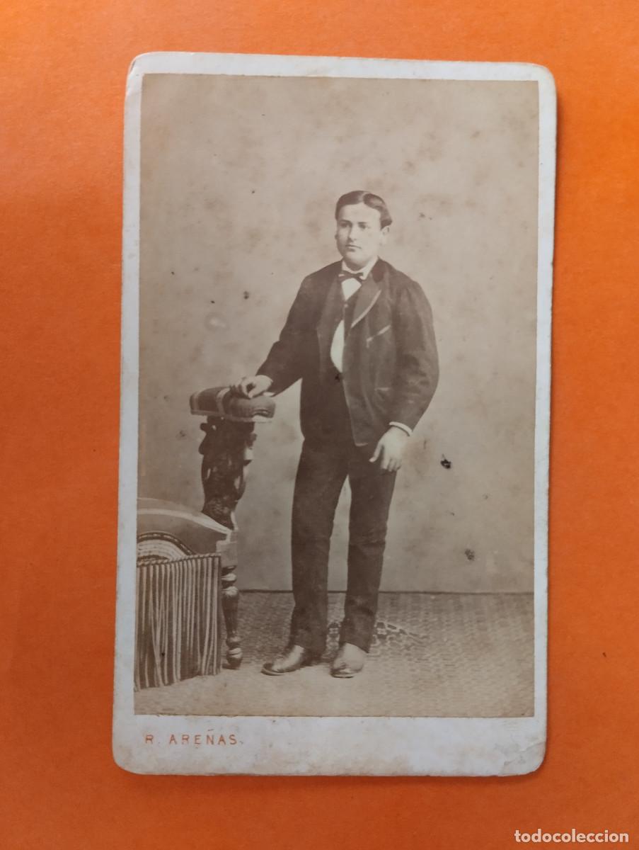 Fotografia antica: FOTO CARTE DE VISITE. CABALLERO. RAFAEL ARENAS. BARCELONA