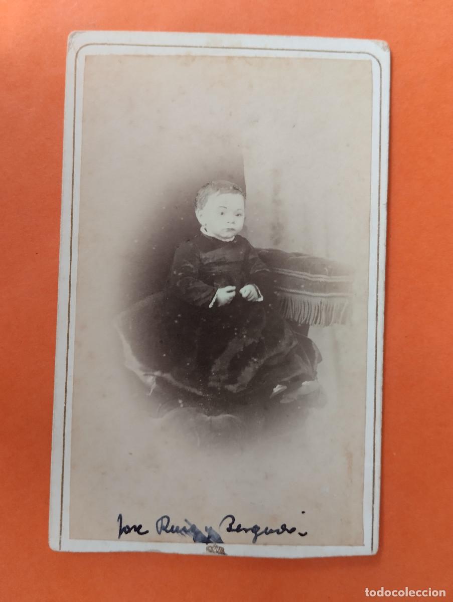 Fotografia antica: FOTO CARTE DE VISITE. NI&Ntilde;O. ANTONIO F. NAPOLES.