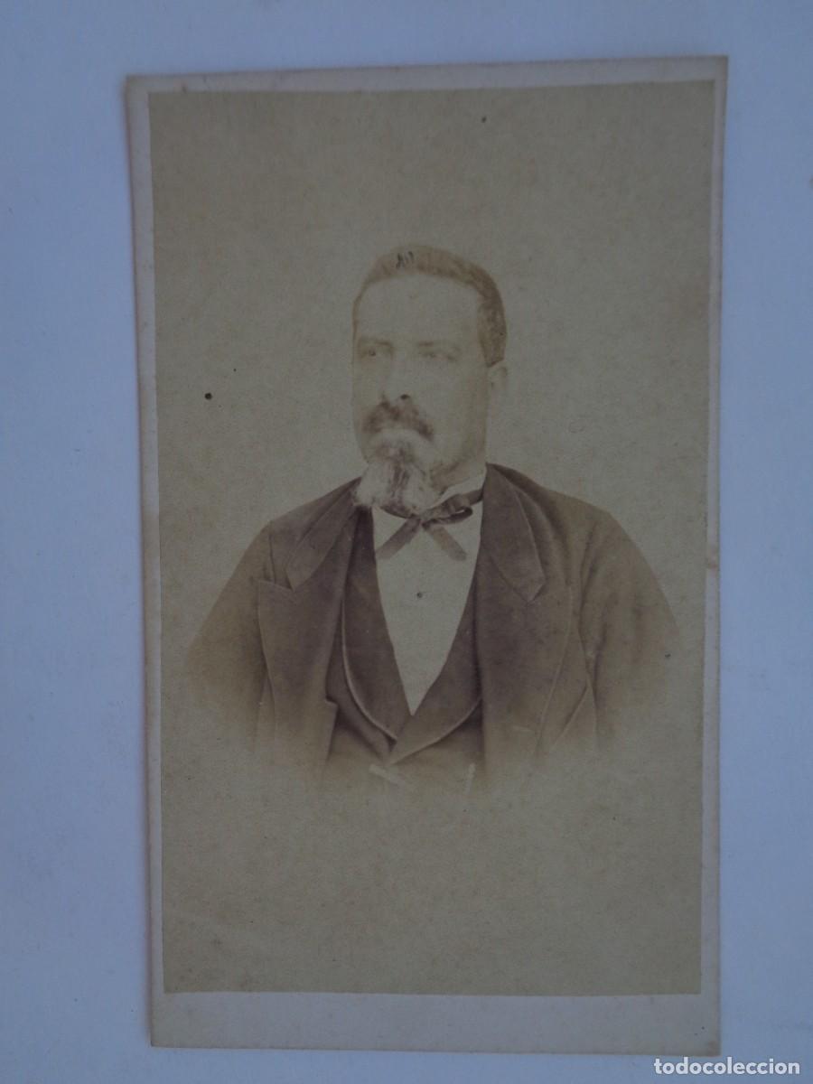 Fotografia antica: CDV DE SE&Ntilde;OR ELEGANTE DEL SIGLO XIX . SEVILLA