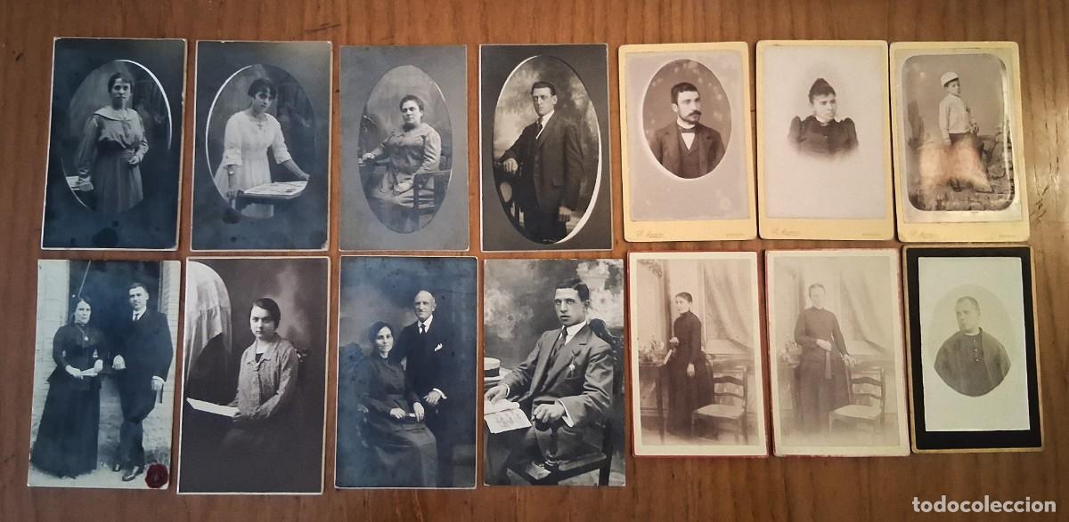 Fotografia antiga: Lote exclusivo 18 fotograf&iacute;as de estudio originales de &eacute;poca (Siglos XIX y XX).
