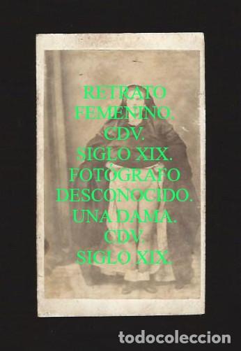 Fotograf&iacute;a antigua: CDV. DESNUDO FEMENINO. SIGLO XIX. FOT&Oacute;GRAFO DESCONOCIDO.