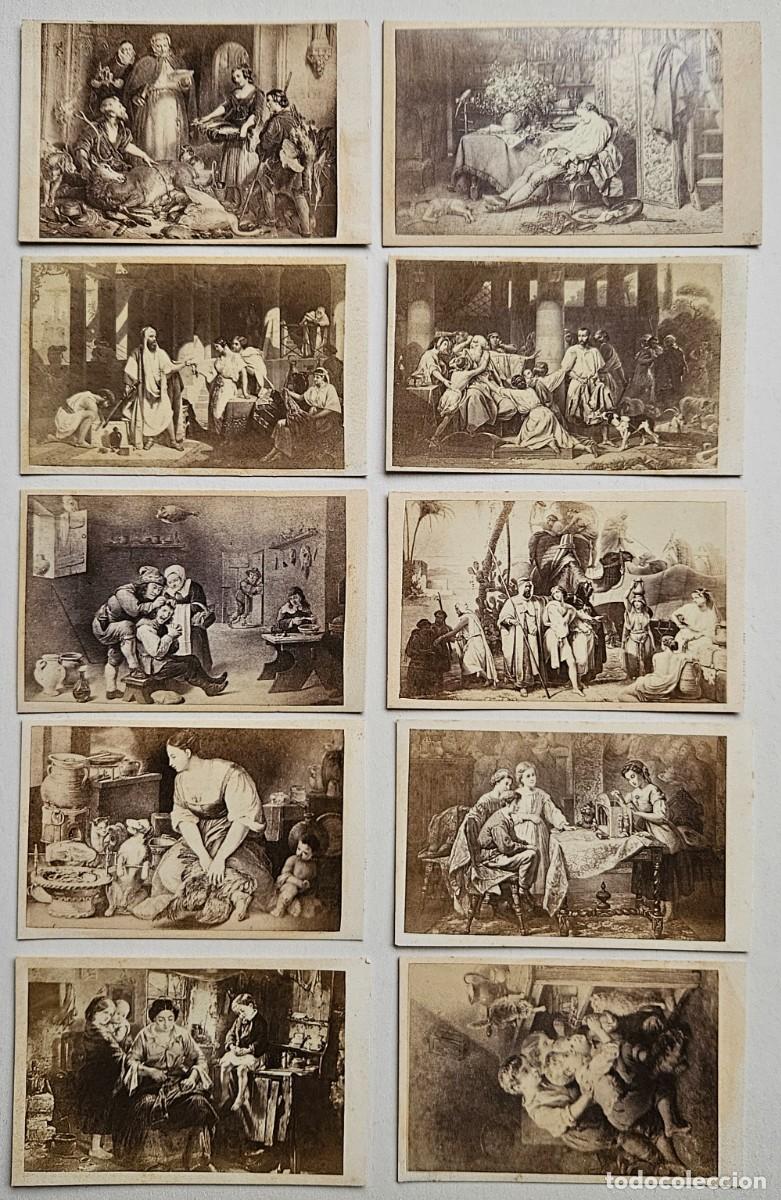 Fotograf&iacute;a antigua: Conjunto de 10 fotograf&iacute;as con temas pict&oacute;ricos de Rafael Rocafull, C&aacute;diz.