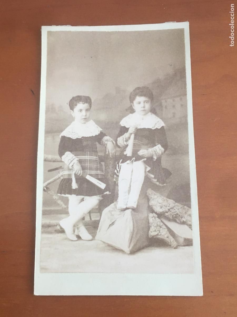 Fotograf&iacute;a antigua: carta de visita CDV original muy antigua