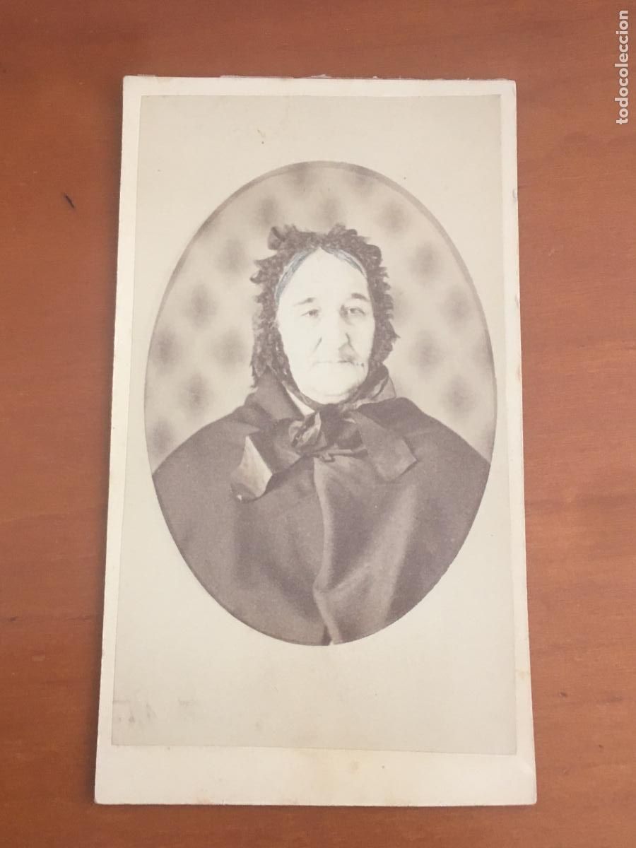 Fotograf&iacute;a antigua: carta de visita CDV fotografia original muy antigua