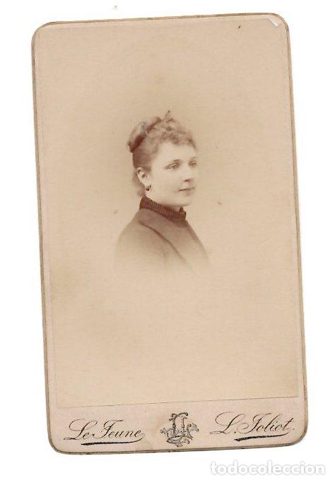 Fotograf&iacute;a antigua: CARTE DE VISITE RETRATO FEMENINO. LE JEUNE, PARIS