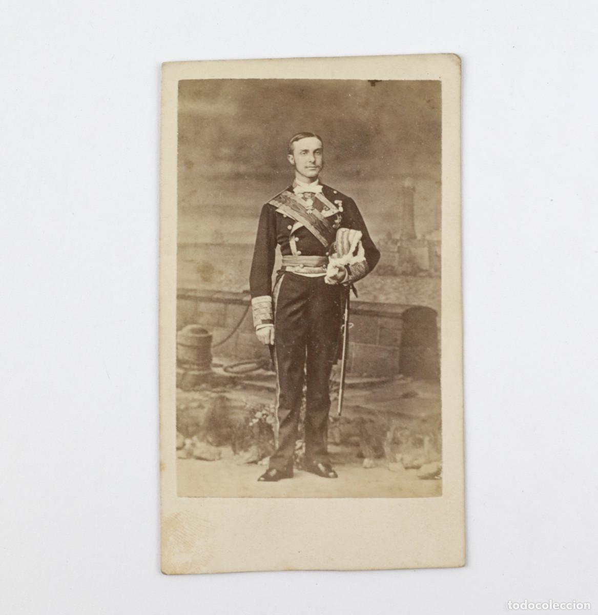 Fotograf&iacute;a antigua: ALFONSO XII, rey de Espa&ntilde;a.