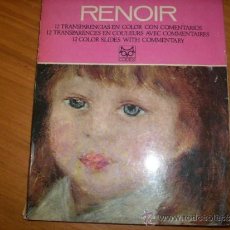 Fotografía antigua: ALBUM RENOIR - BIOGRAFIA Y 12 DIAPOSITIVAS - EDITORIAL CODEX - ARGENTINA - 1968 - RARO. Lote 33344773