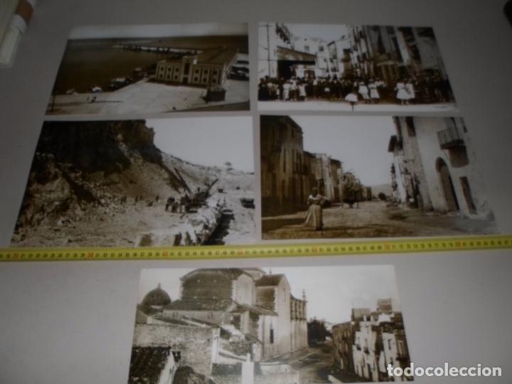 Photographie ancienne: 5 LAMINAS DE BENICARLO TAMA&Ntilde;O 20X30 PARA ENMARCAR