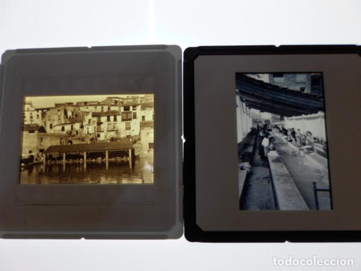 Photographie ancienne: 2 DIAPOSITIVAS DE IMAGENES ANTIGUAS DE ALCORA CASTELLON