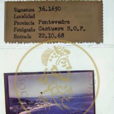 Fotografía antigua: 1968 PONTEVEDRA RIA - GALICIA - DIAPOSITIVA ORIGINAL S.O.F. PROFESIONAL CASTUERA FORMATO MEDIO 6X6
