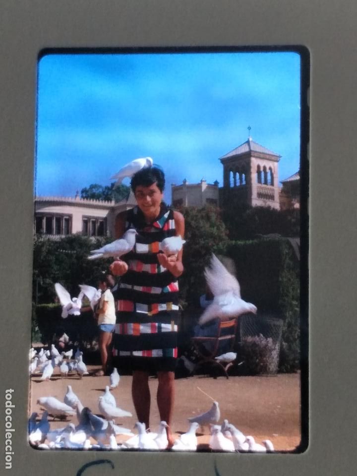 Antique Photography: SEVILLA ANTIGUA DIAPOSITIVA KODAK DE 1964 POR VIAJERO FRANCES