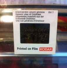 Fotografía antigua: DIAPOSITIVA. GENERAL VIEW OF ORTAHISAR. KODAK FILM. 656 T