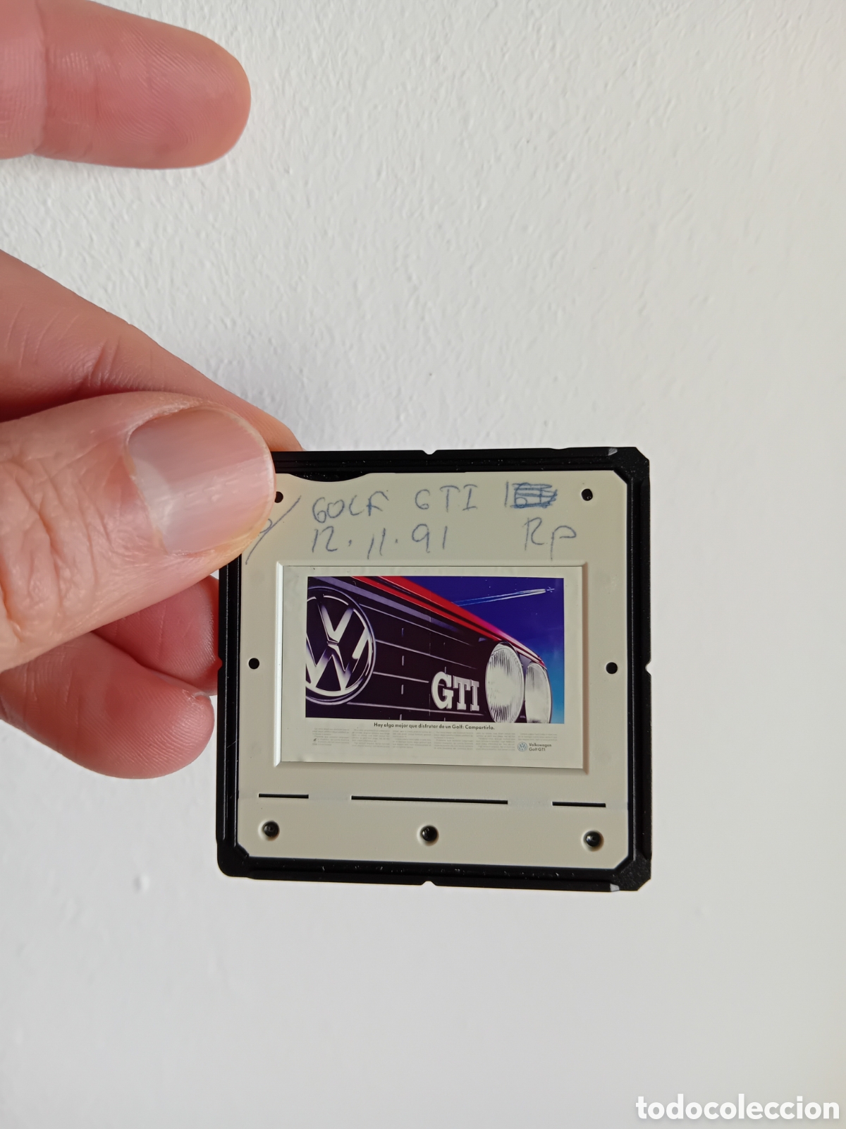 Fotograf&iacute;a antigua: DIAPOSITIVA 35MM ANUNCIO VOLKSWAGEN GOLF. ORIGINAL DE AGENCIA. 1991