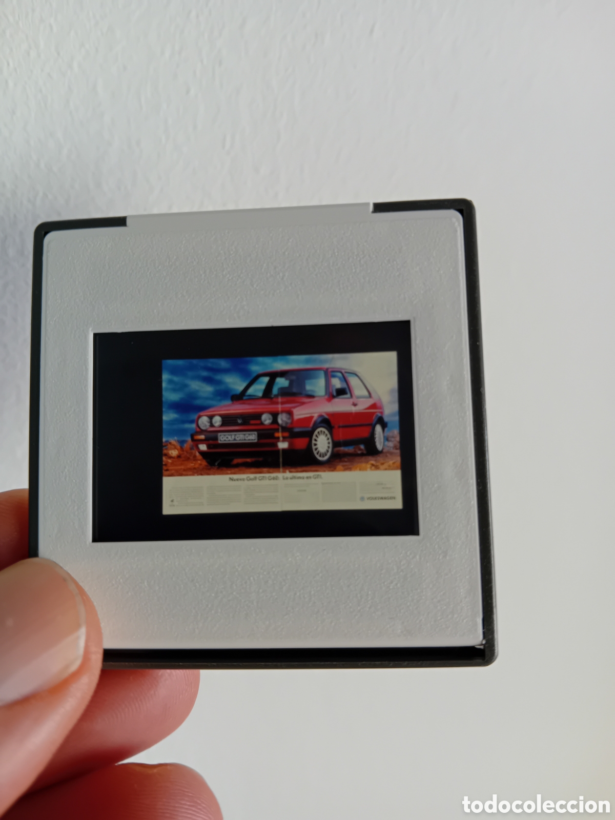 Fotograf&iacute;a antigua: DIAPOSITIVA 35MM ANUNCIO VOLKSWAGEN GOLF. ORIGINAL DE AGENCIA. A&Ntilde;OS 90