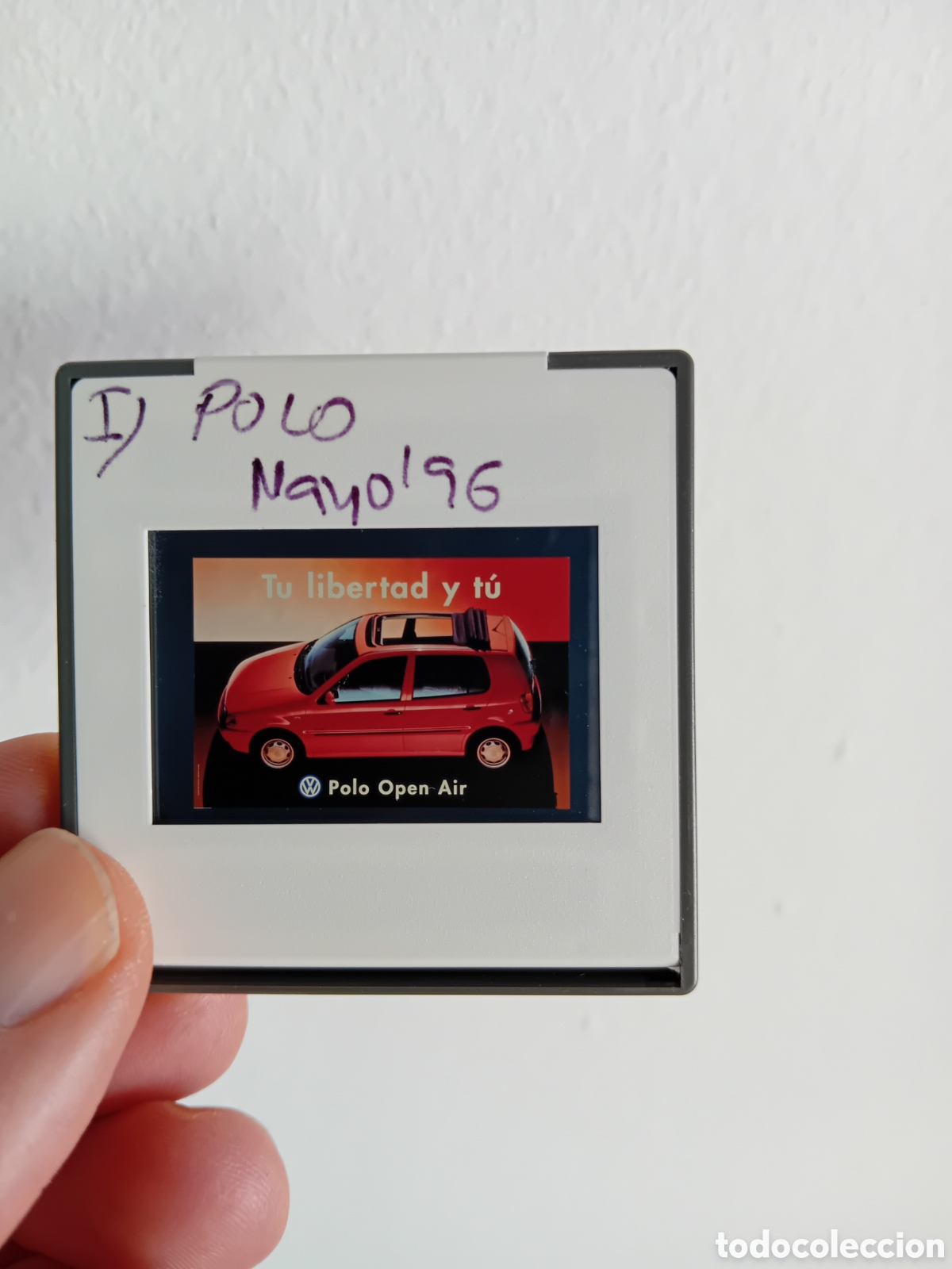 Fotograf&iacute;a antigua: DIAPOSITIVA 35MM ANUNCIO VOLKSWAGEN POLO. ORIGINAL DE AGENCIA. 1996
