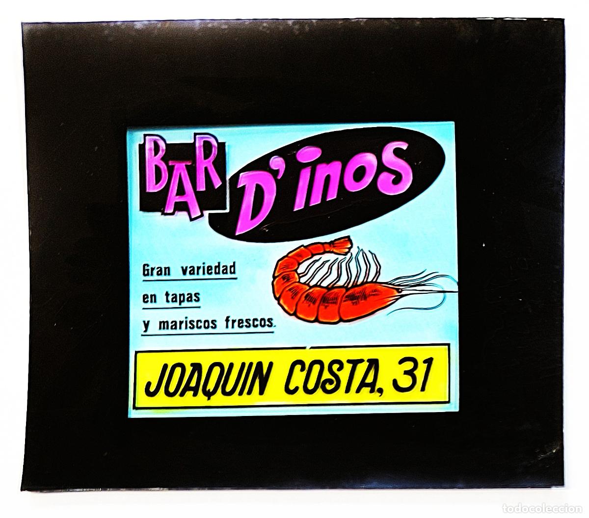 Antique Photography: RW DIAPOSITIVA PUBLICIDAD BAR DINOS TAPAS Y MARISCOS FRESCOS VALENCIA A&Ntilde;OS 60 70 D21