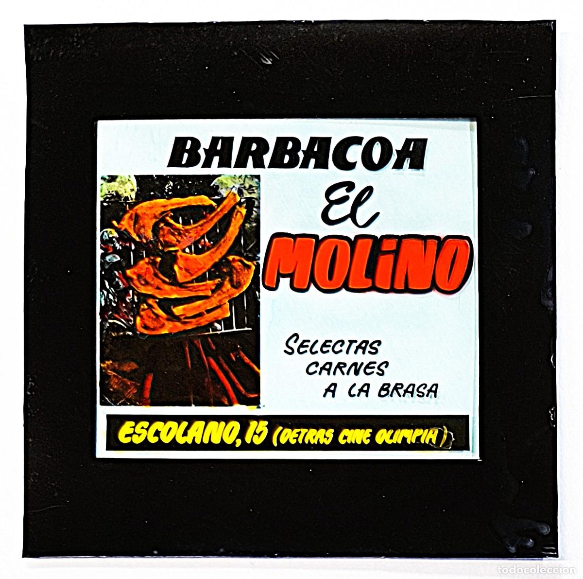 Antique Photography: RW DIAPOSITIVA PUBLICIDAD BARBACOA EL MOLINO CARNES A LA BRASA VALENCIA A&Ntilde;OS 60 70 D26