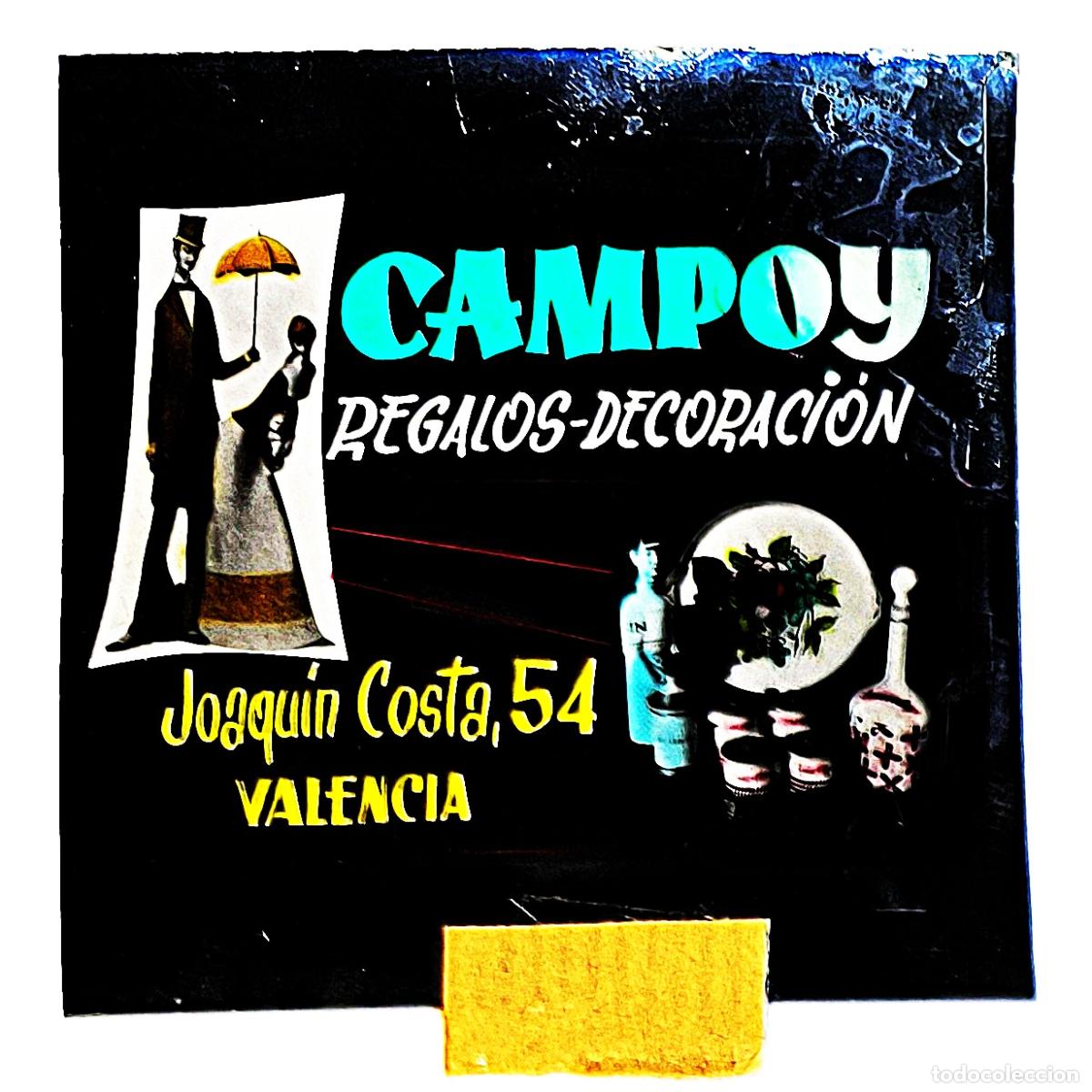 Fotograf&iacute;a antigua: RW DIAPOSITIVA PUBLICIDAD CAMPOY REGALOS DECORACION VALENCIA A&Ntilde;OS 60 70 D48