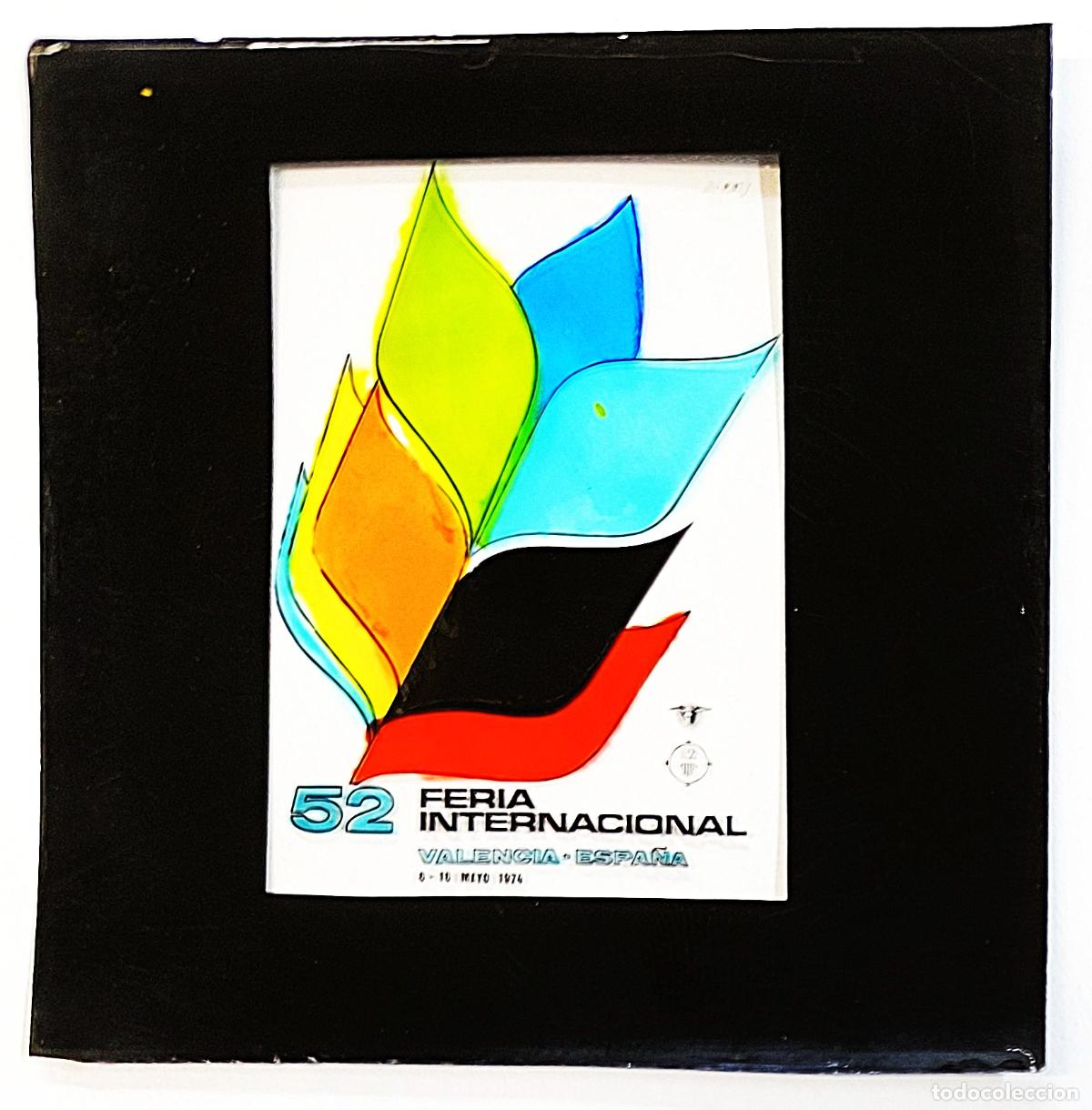 Fotograf&iacute;a antigua: RW DIAPOSITIVA PUBLICIDAD 52 FERIA INTERNACIONAL MAYO 1974 VALENCIA A&Ntilde;OS 60 70 D52