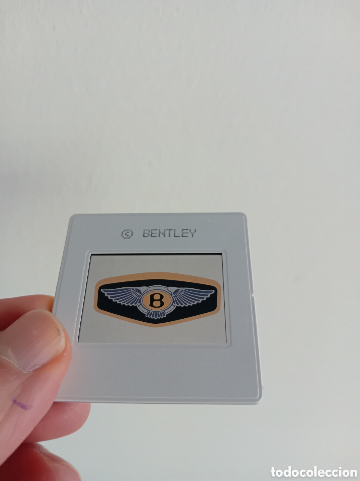 Fotograf&iacute;a antigua: DIAPOSITIVA 35MM LOGOTIPO BENTLEY. A&Ntilde;OS 90