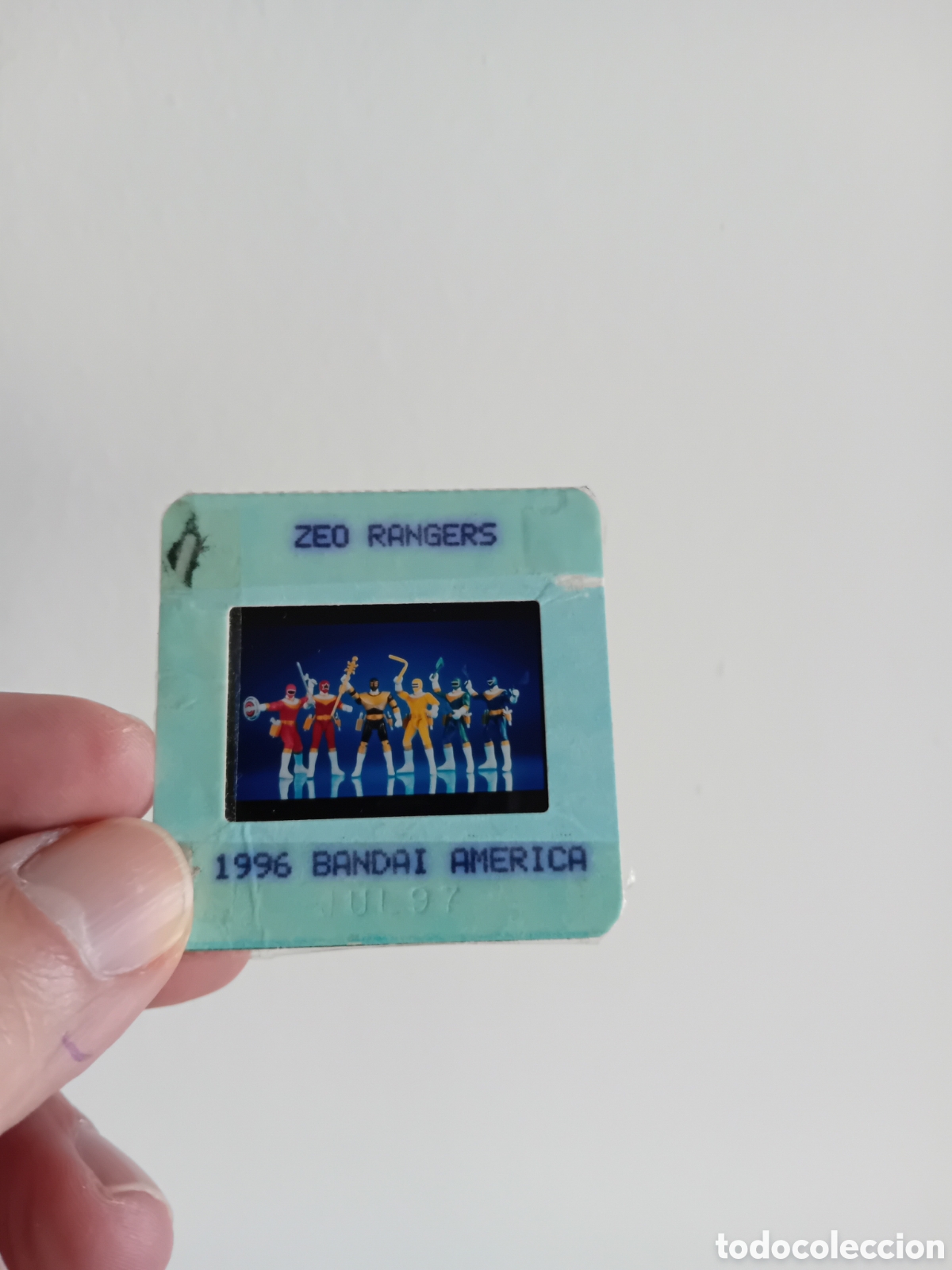 Fotograf&iacute;a antigua: DIAPOSITIVA 35MM ORIGINAL PARA PUBLICIDAD ZEO RANGERS. POWER RANGERS. BANDAI. 1996