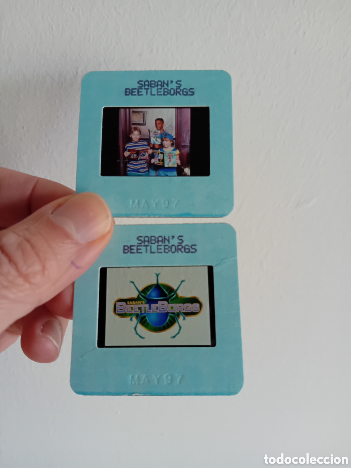 Photographie ancienne: 5 DIAPOSITIVAS 35MM SABAN'S BEETLEBORGS. BIG BAD BEETLEBORGS. 1997