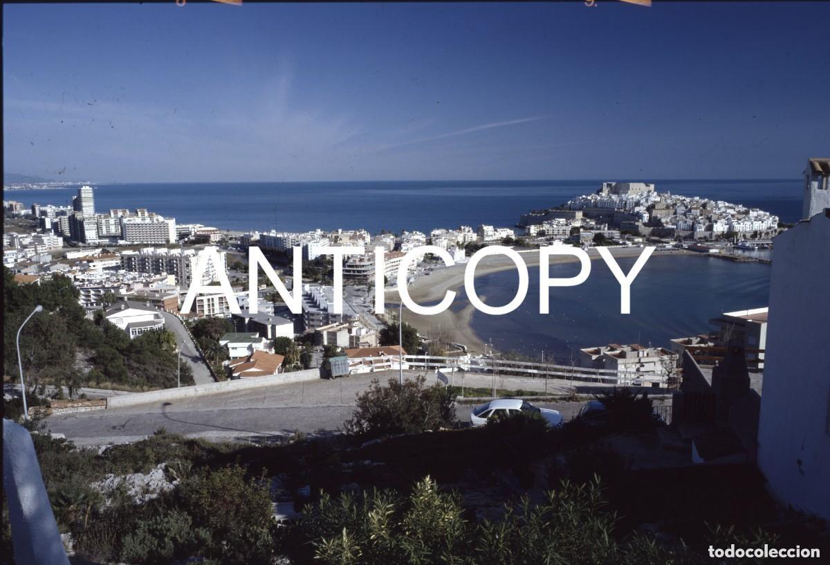 Photographie ancienne: Pe&ntilde;&iacute;scola. Transparencia. Formato 6 x 9 cms.