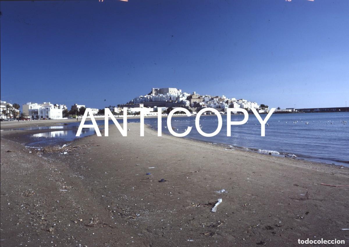 Photographie ancienne: Pe&ntilde;&iacute;scola. Transparencia. Formato 6 x 9 cms.