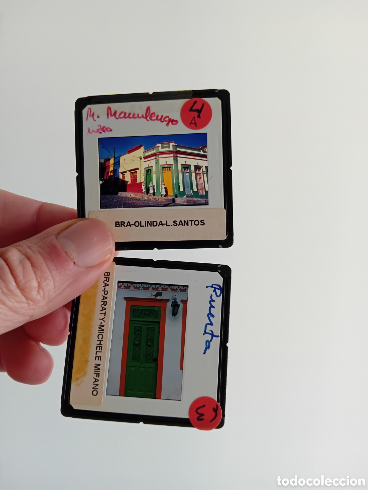 Fotograf&iacute;a antigua: 13 DIAPOSITIVAS 35MM PUERTAS Y FACHADAS BRASIL. A&Ntilde;OS 90S. FOTOGRAF&Iacute;A PROFESIONAL