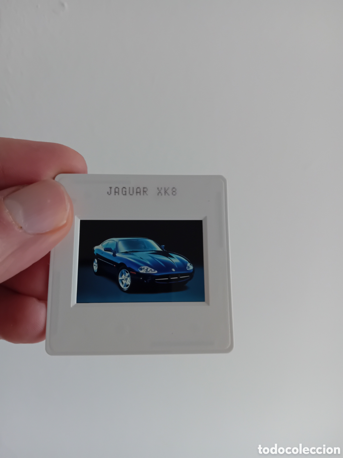 Fotograf&iacute;a antigua: DIAPOSITIVA 35MM COCHE JAGUAR XK8. A&Ntilde;OS 90S