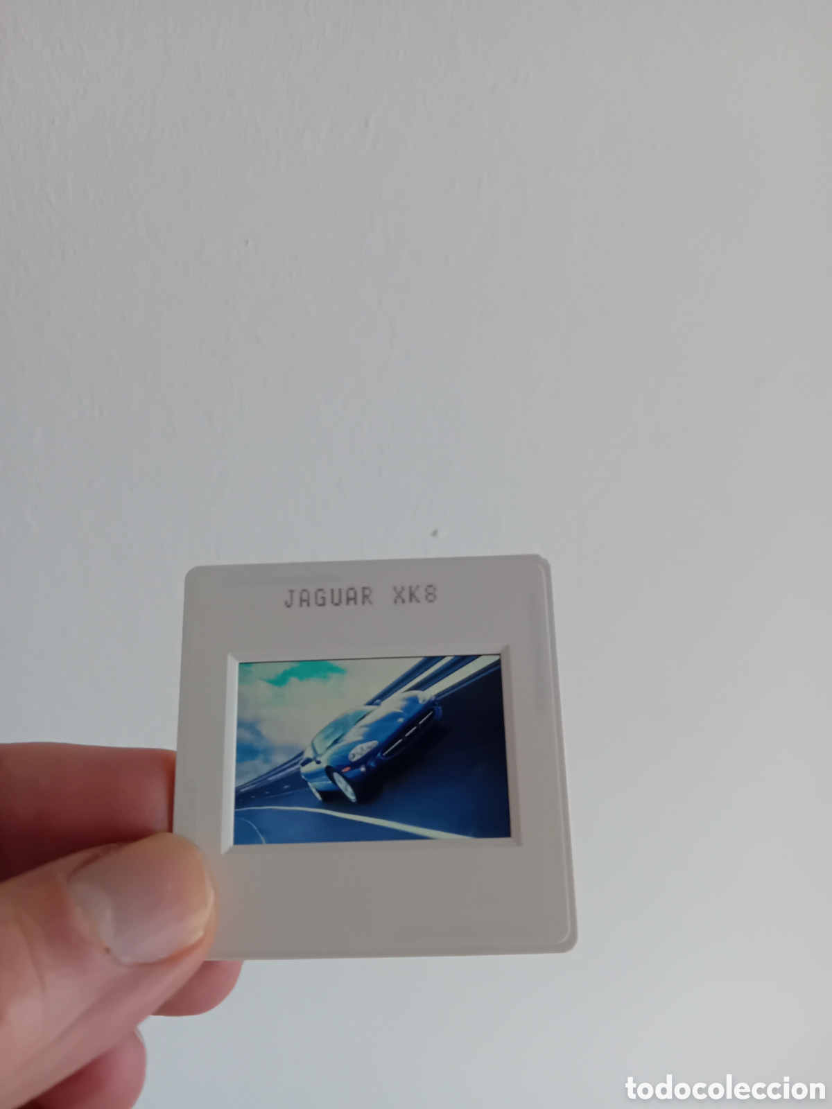 Fotograf&iacute;a antigua: DIAPOSITIVA 35MM COCHE JAGUAR XK8. A&Ntilde;OS 90S