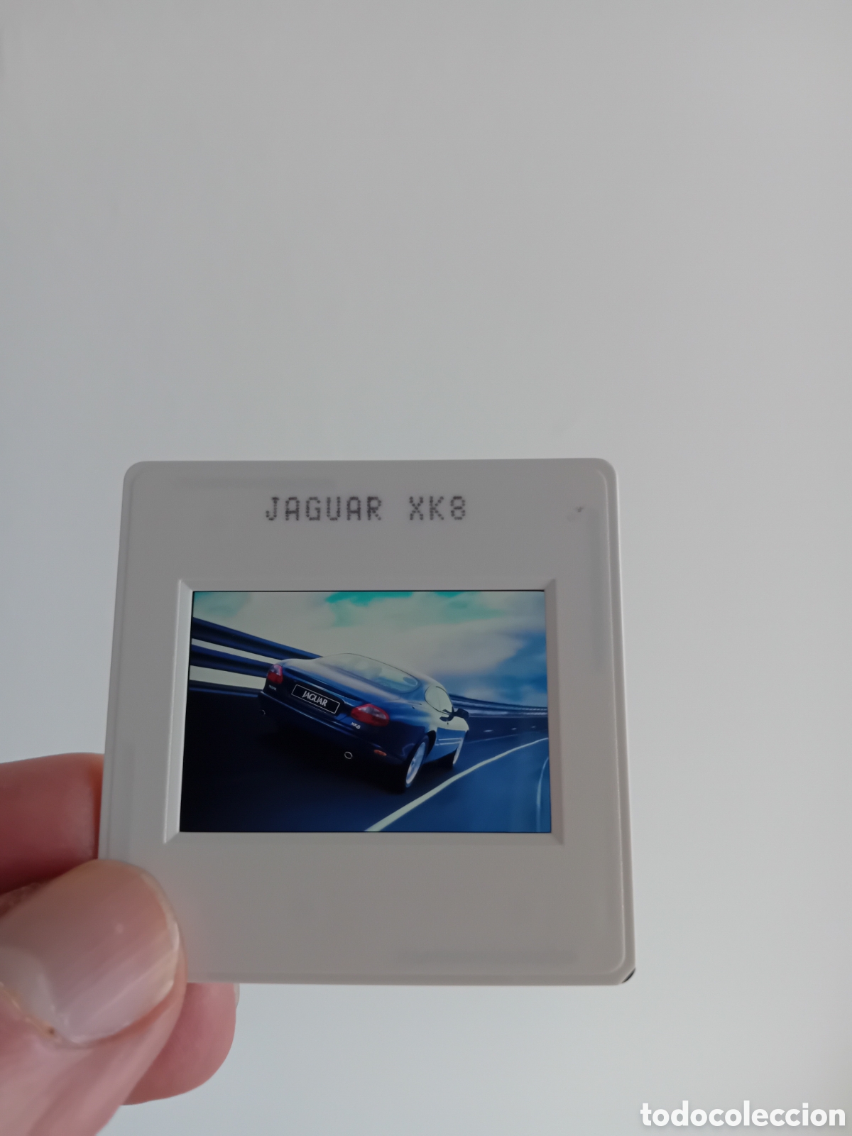 Fotograf&iacute;a antigua: DIAPOSITIVA 35MM COCHE JAGUAR XK8. A&Ntilde;OS 90S