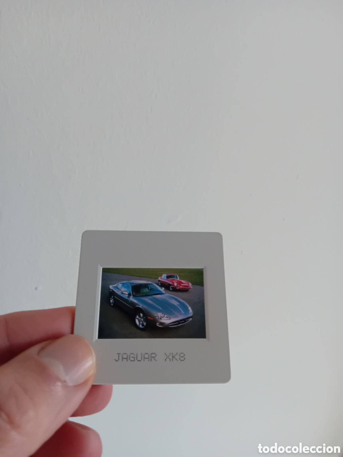 Fotograf&iacute;a antigua: DIAPOSITIVA 35MM COCHE JAGUAR XK8. A&Ntilde;OS 90S