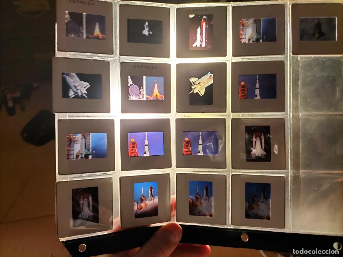 Fotograf&iacute;a antigua: Lote 17 diapositivas del espacio: LANZADERAS y cohetes ( ver fotos)