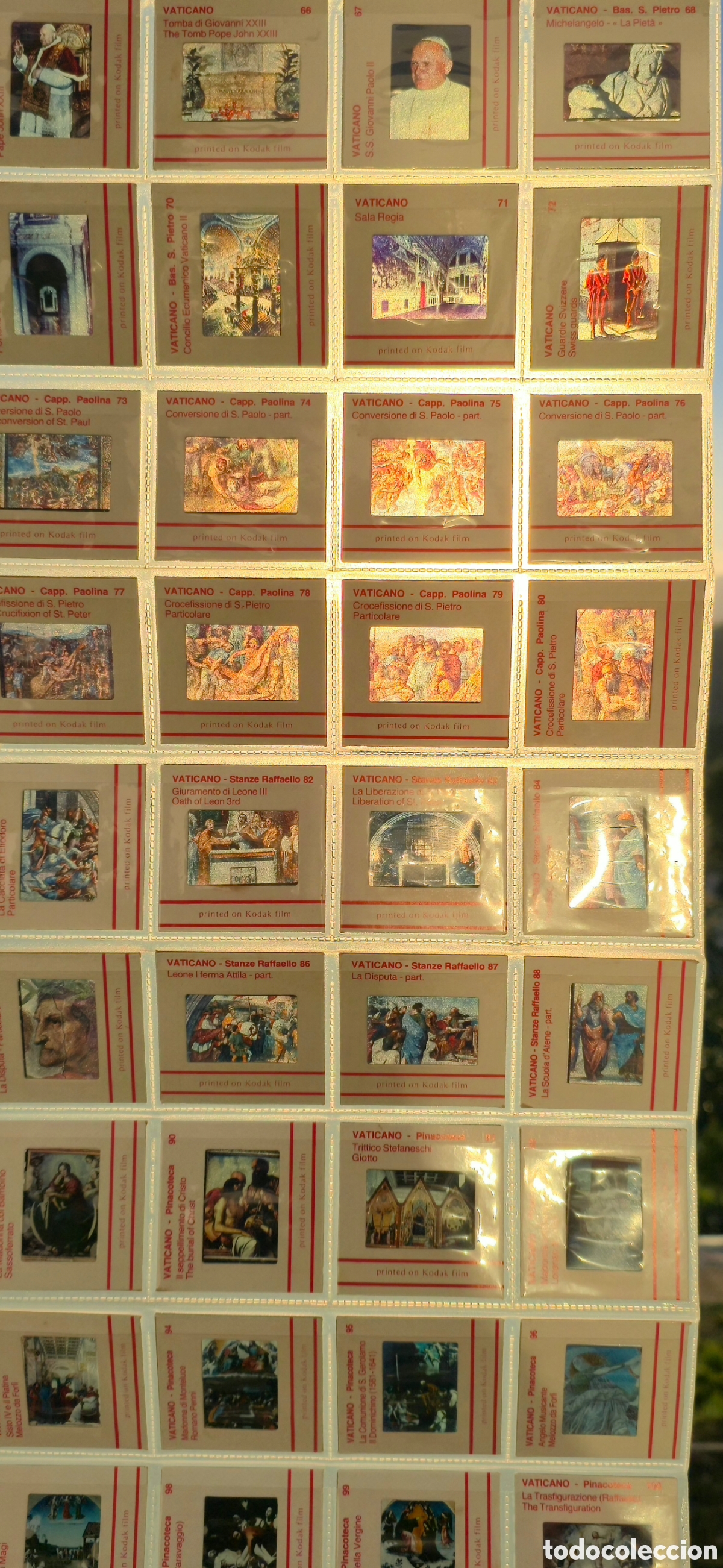 Fotograf&iacute;a antigua: Diapositivas vintage Vaticano